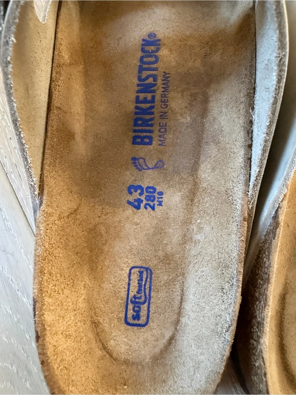 Birkenstock Arizona Two-Strap Sandals in Beige